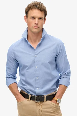 Superdry 100% katoenen casual shirt met lange mouwenXL