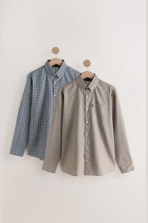 Next Easy Iron Oxford Shirts 2 PacksX-large