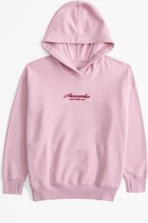 Abercrombie & Fitch Roze hoodie met logo7
