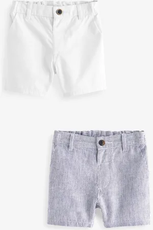 Next 100% Cotton Chino Shorts 2 Pack (3mths-7yrs)2