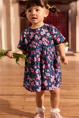 Next Cath Kidston Floral Relaxed Cotton 100% Cotton Dress (3mths-8yrs)116122cm