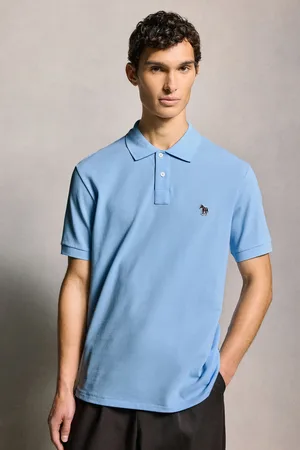Paul Smith Logo 100% Cotton Pique Polo ShirtS