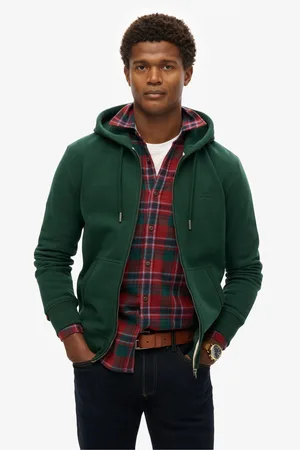 Superdry Essential Logo Slim Fit Zip HoodieLarge