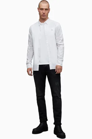 AllSaints AllSaints Hawthorne overhemd met lange mouwenL