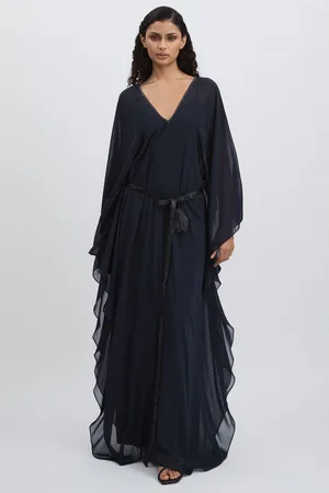 Halston Heritage Bell Sleeve Maxi Dress42