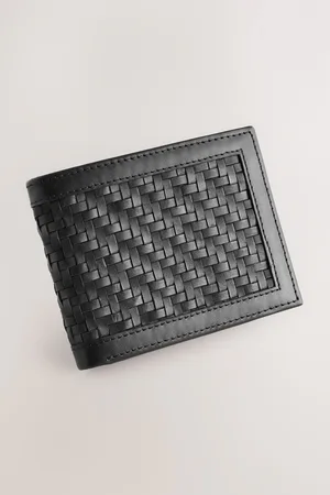 Next Leather Woven Walleteen maat