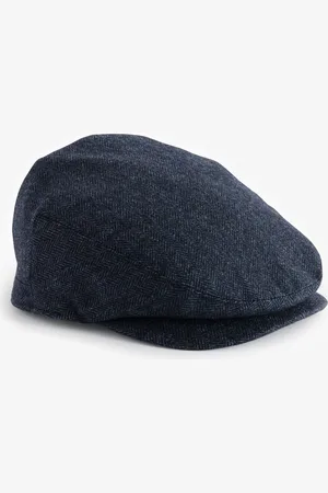 Barbour Barlow platte pet met wolmixS