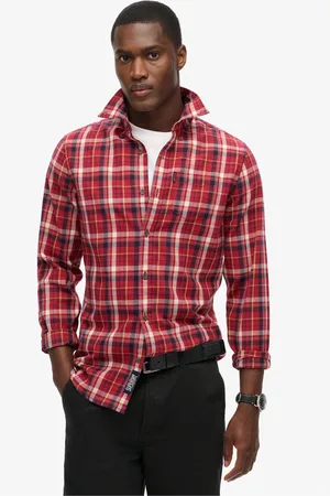 Superdry Vintage 100% katoenen geruit overhemdL