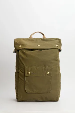 Barbour Transport Foldover Backpack 100% Cotton Bageen maat