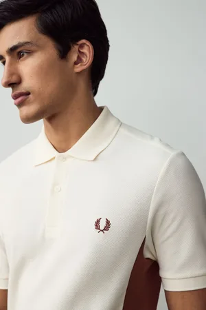 Fred Perry Textured Panel Polo Shirt