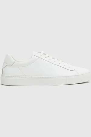 Reiss Finley Leather Low-Top TrainersEU 42 (UK 8)