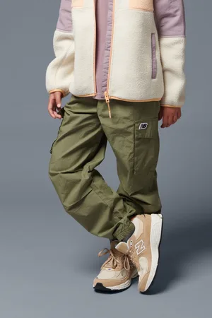 New Balance Girls 100% Cotton Premium Cargo Joggers7