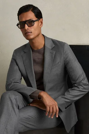 Reiss Aspire Single Breasted Wool Suit Slim-Fit Jacket42