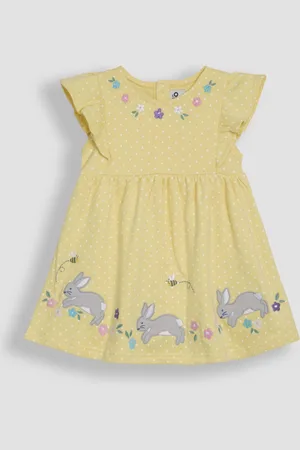 JoJo Maman Bébé 100% Cotton Appliqué Summer Dress8086cm