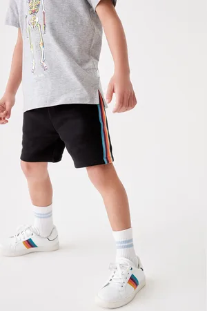 Paul Smith 100% katoenen sweatshort voor jongens met Artist-strepen4