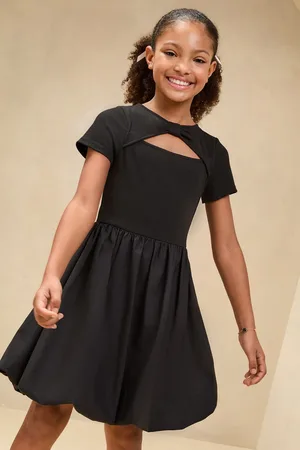 Lipsy London Bubble Hem Short Sleeve Dress (5-16yrs)110116cm