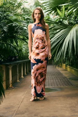 Next Kew Collection Cowl Neck Maxi Dress12 P