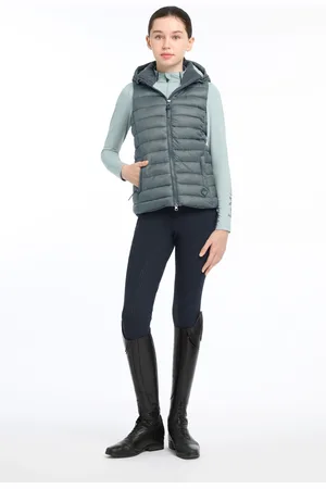 LeMieux Young Rider Milly Puffer Petrol Gilet9