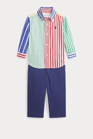 Ralph Lauren Baby Boys 100% Cotton Shirt & Chino Trousers Set9 maanden (74 cm)