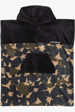 Quiksilver Hoody Poncho Logo 100% Cotton Toweleen