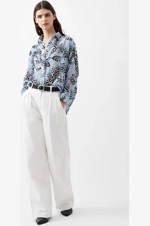 French Connection Devore Dia V-Neck ShirtXL