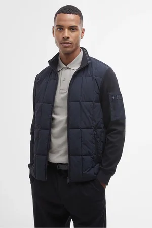 Barbour Otto Baffle Quilted Black JacketM