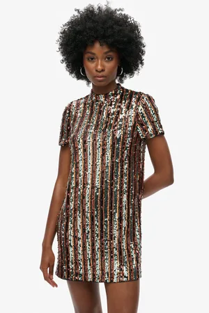 Superdry Sequin T-Shirt Mini Dress44
