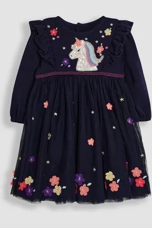 JoJo Maman Bébé Appliqué Tulle Party Dress6