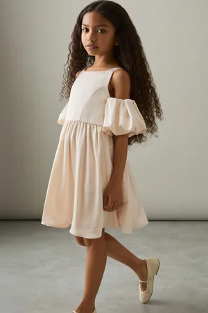 Reiss Christelle Sateen Puff-Sleeve Bridesmaid Dress4