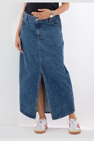 Next Denim Midaxi 100% katoen zwangerschapsrok48