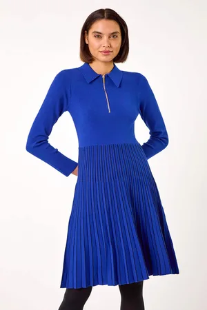 Roman Zip Detail Knitted Dress44