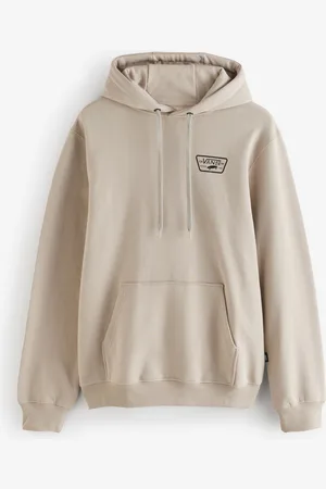 Vans Mens Khaki/Green Fulll Patch 100% Cotton HoodieX-large