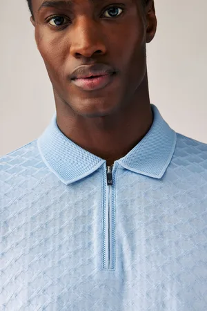 Next Smart Quarter Zip Polo Shirtxxxxxlarge