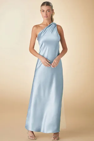Next Bridesmaid Satin Maxi One Shoulder Scarf Neck Dress42