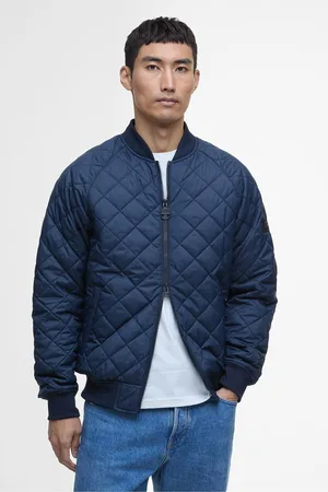 Barbour Blue Harfell Quilted JacketL