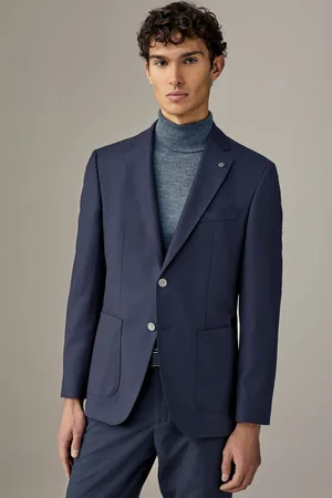 HUGO BOSS Micro Pattern Regular Fit Wool Jacket30