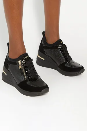 Dune Eiline 2 Side Zip Wedge TrainersEU 38 (UK 5)
