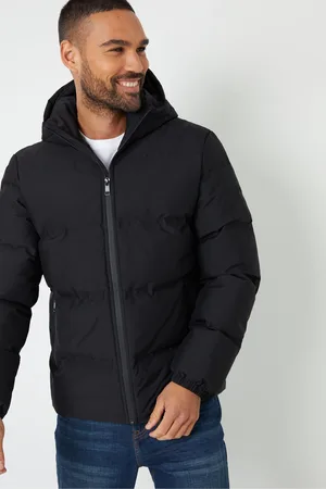 Threadbare Waterdichte pufferjas met capuchonS