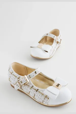 Ted Baker Mary Jane witte meisjesschoenen met strikEU 28 (UK 10)