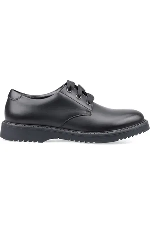 Start Rite Start-Rite Impact Lace Up Black Leather School ShoesEU 35 G (UK 2.5)