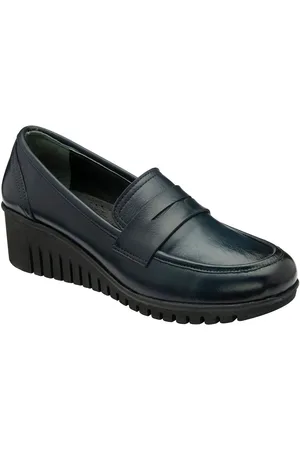 Lotus Leather Slip-On Wedge ShoesEU 36 (UK 3)