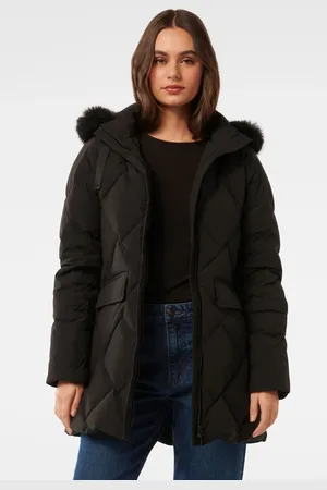 Forever New Cori Longline Down Puffer Coat38