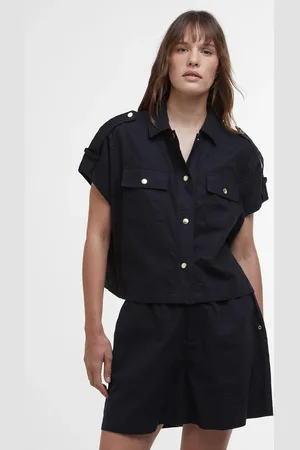 Barbour 100% Cotton Priya Black Shirt38
