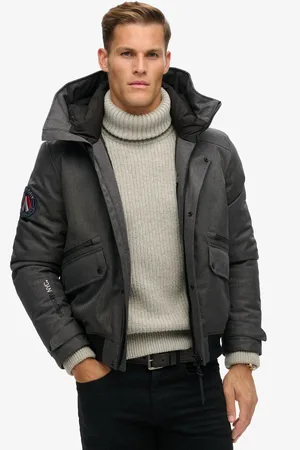 Superdry City tweed gewatteerd bomberjackS