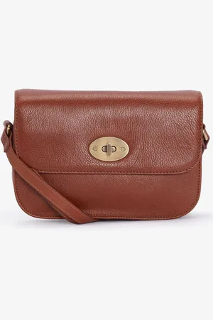 Barbour Isla Leather Cross-Body 100% Cotton BagEén