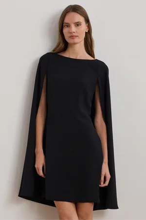 Ralph Lauren Petra Cape Georgette Cocktail Mini Dress38