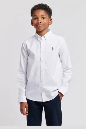 U.S. Polo Assn. U. S. Polo Assn. Peached Boys Oxford 100% Cotton Shirt14