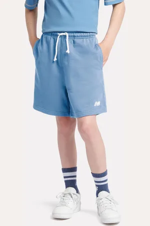New Balance Boys Small 100% Cotton French Terry Logo Shorts12