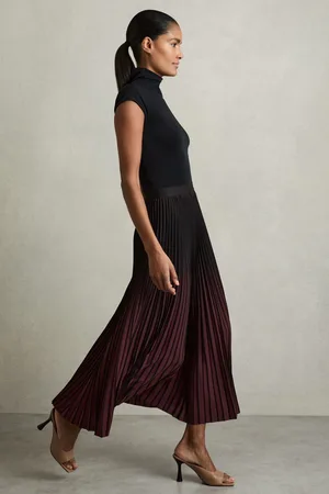 Reiss Marlie Geplooide lange rok38