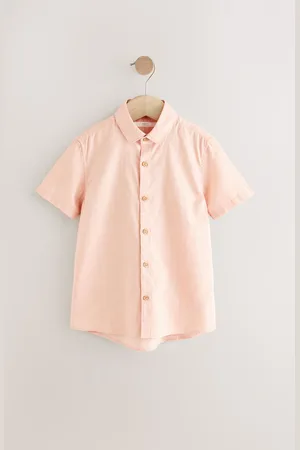 Next Short Sleeves Linen Blend Shirt (3mths-16yrs)166168cm